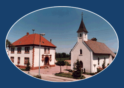 Rathaus und Kirche Oberbruch